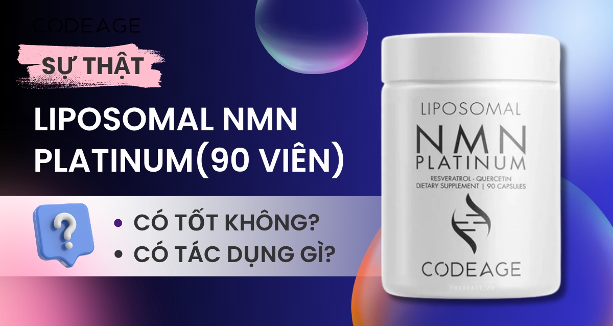 Sự thật: Code Age Liposomal NMN Platinum (90 viên) có tốt không? Tác dụng của NMN Codeage