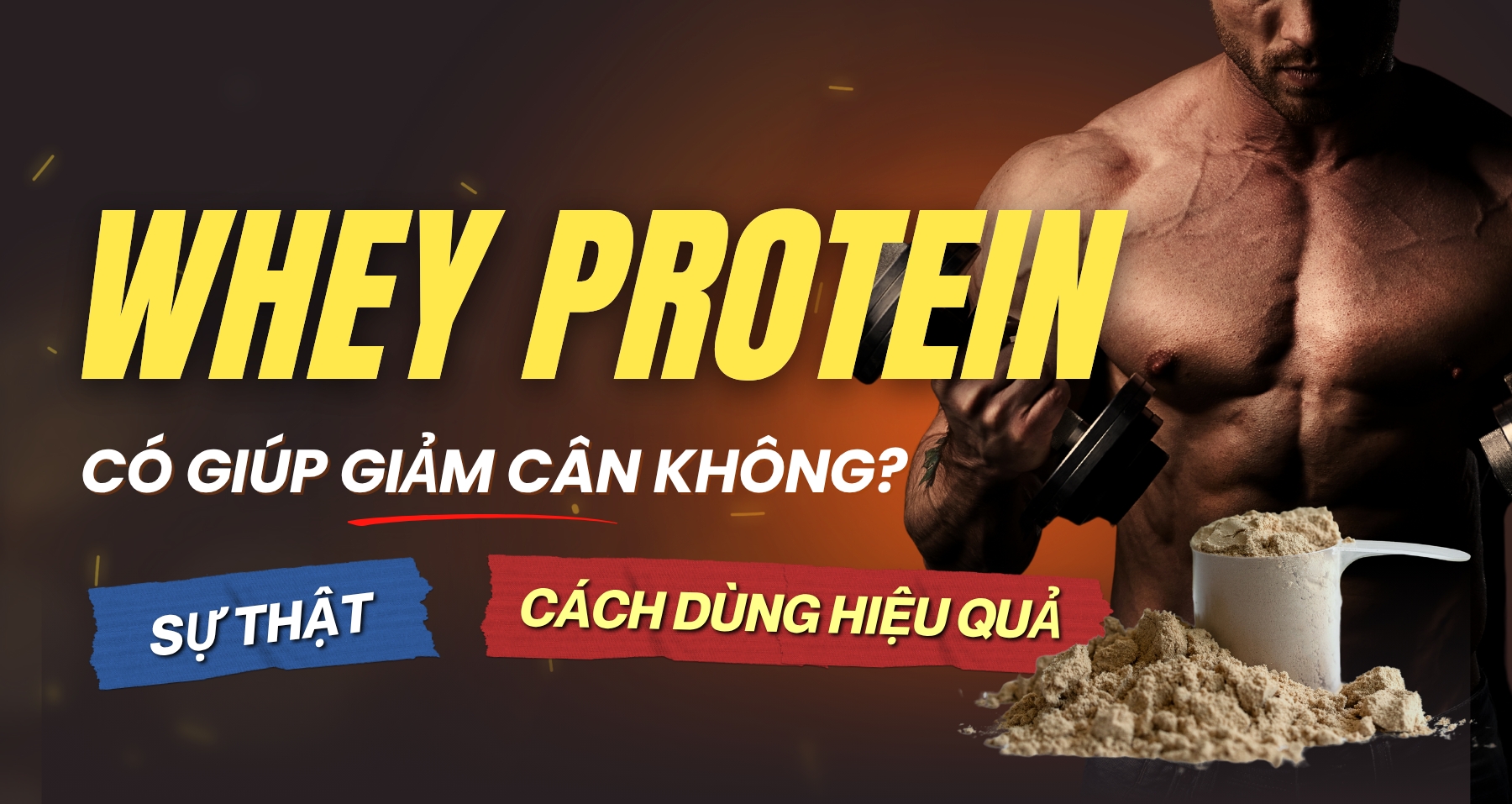 Whey protein có giúp giảm cân không? Cách dùng Whey protein giảm cân hiệu quả