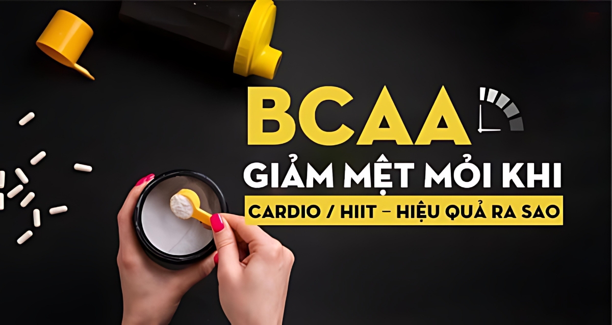 BCAA giảm mệt mỏi khi cardio / HIIT – hiệu quả ra sao?