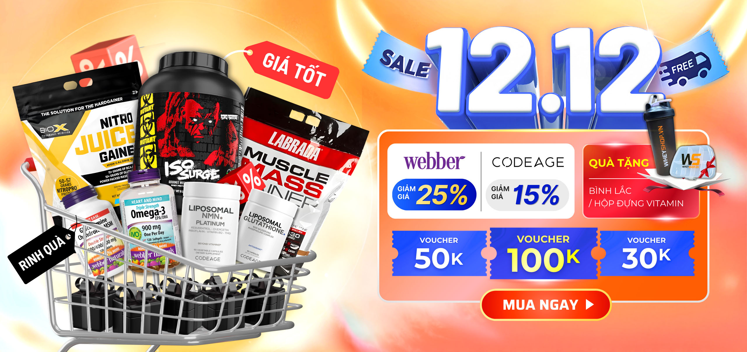 SALE 12/12 - ƯU ĐÃI LÊN TỚI 25%