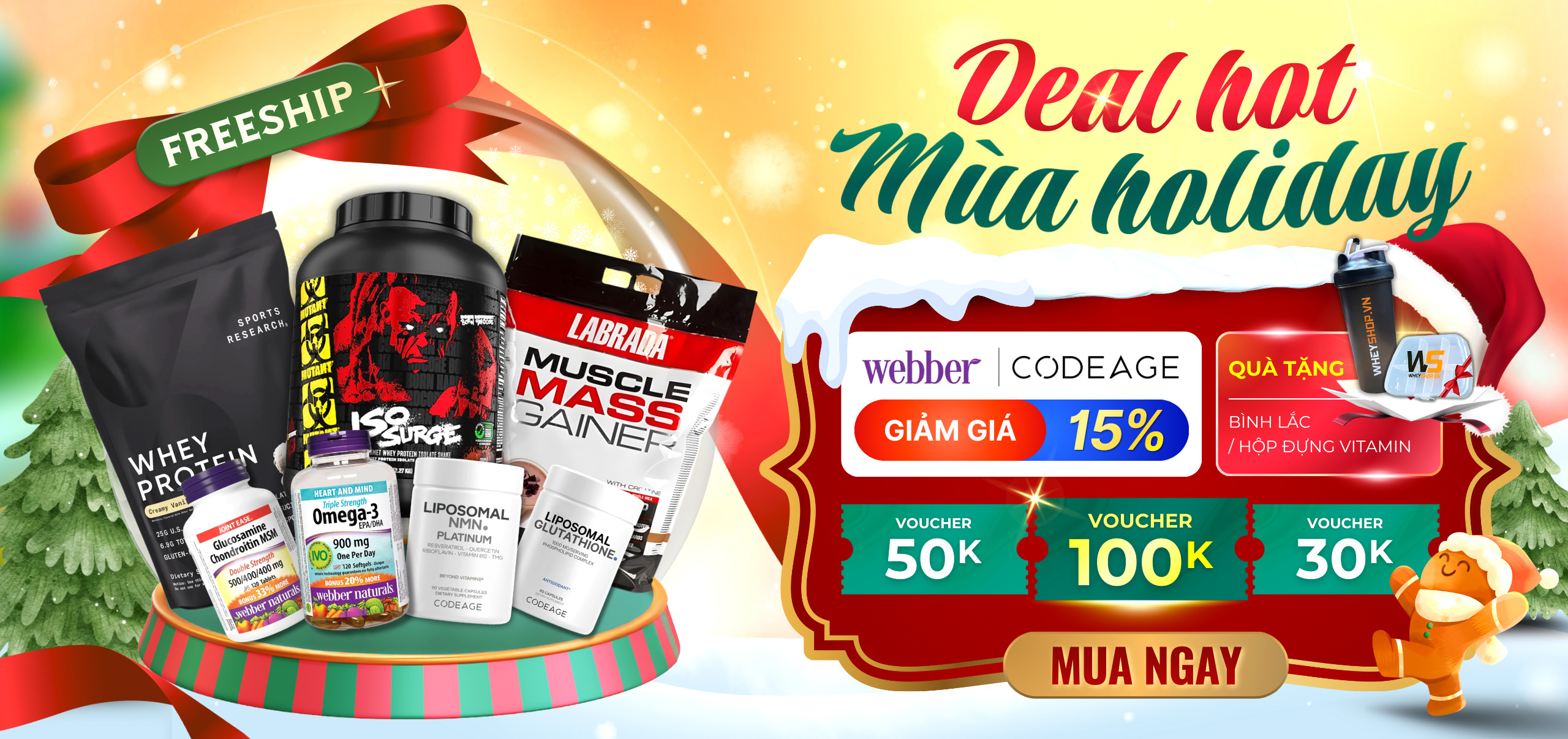 Săn Deal Hời Mùa Holiday: Giảm 15% - Quà Tặng Cực Chất!