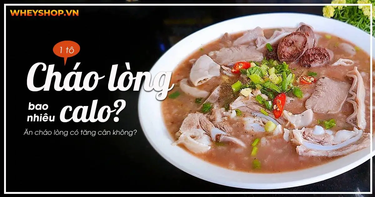 1 bát cháo lòng bao nhiêu calo? Ăn cháo lòng có mập không?