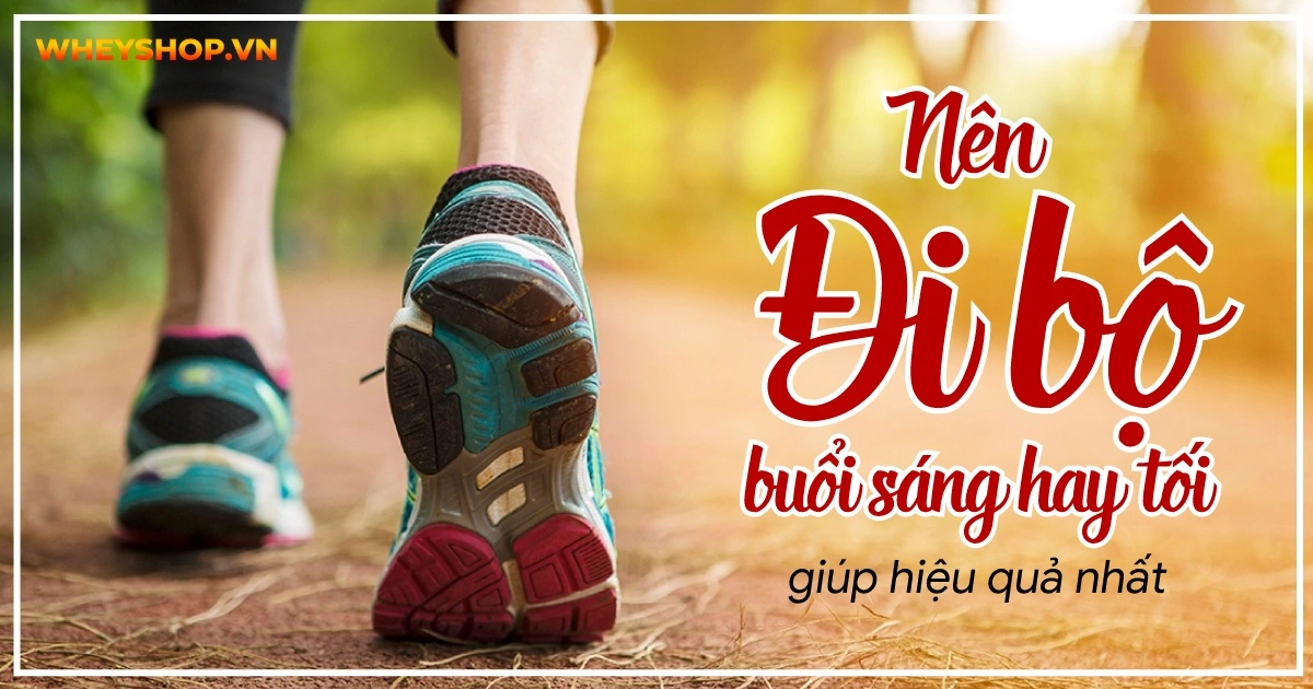 Nên đi bộ buổi sáng hay tối là hiệu quả nhất