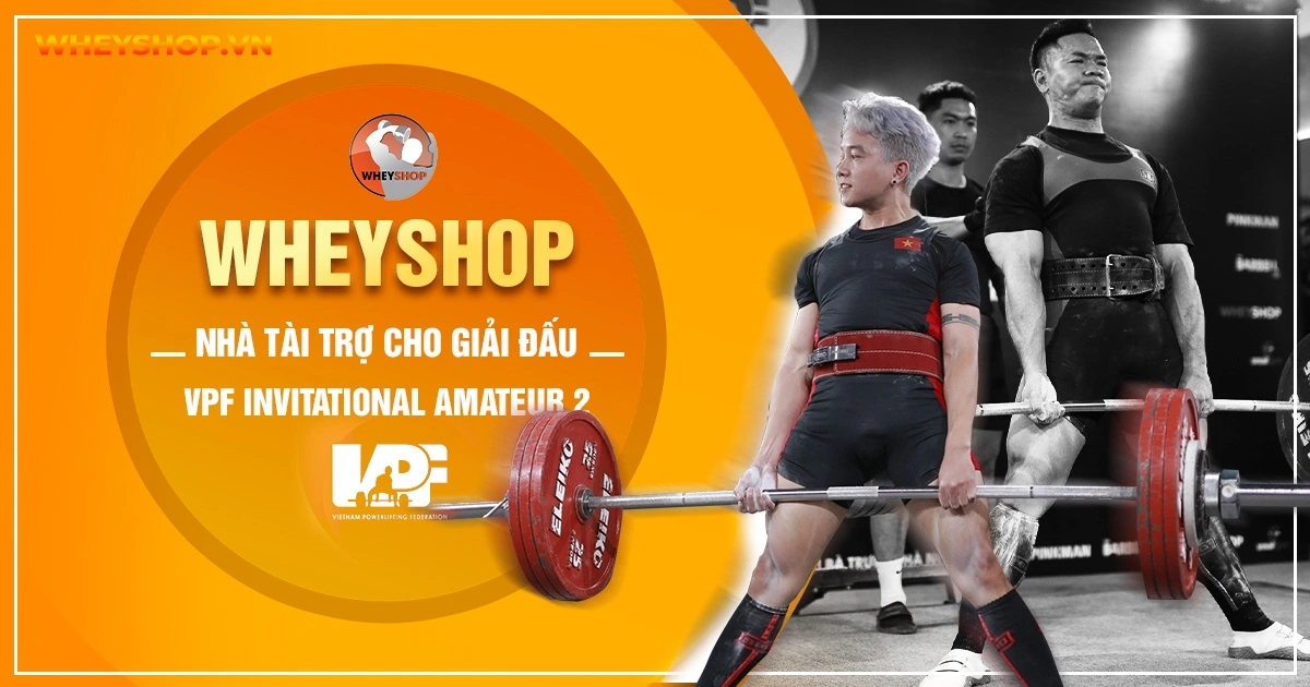 WheyShop.vn - Nhà tài trợ cho giải đấu VPF Invitational Amateur 2