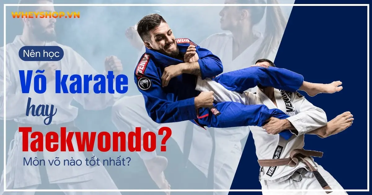 Nên học võ karate hay taekwondo? Môn võ nào tốt nhất?
