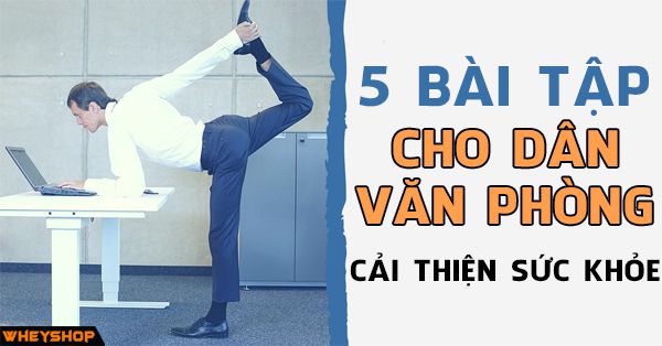5 bài tập cho dân văn phòng giúp cải thiện sức khỏe nhanh tại chỗ