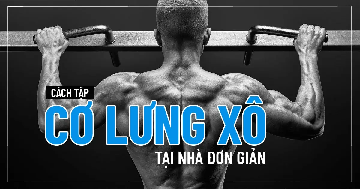 Cách tập cơ lưng xô tại nhà đơn giản
