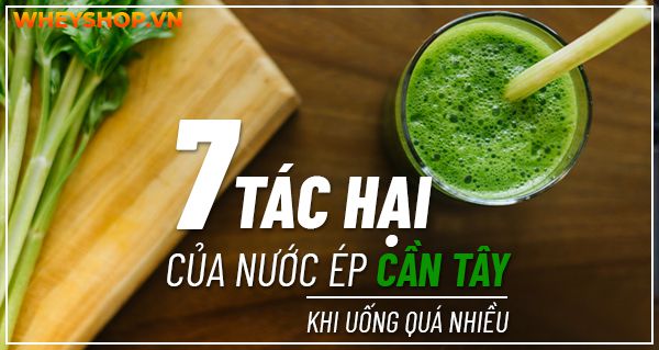 Cảnh báo: 7 Tác hại của nước ép cần tây khi uống quá nhiều