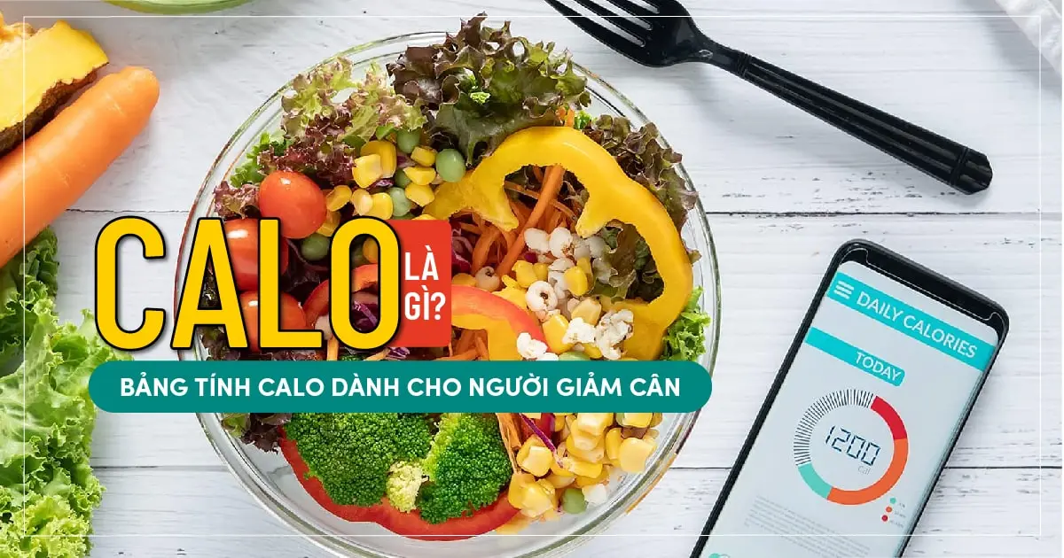 Calo là gì? Bảng tính calo dành cho người giảm cân