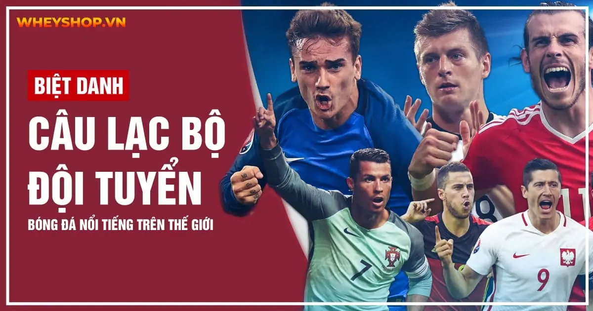 Biệt danh của các câu lạc bộ, đội tuyển bóng đá nổi tiếng trên thế giới