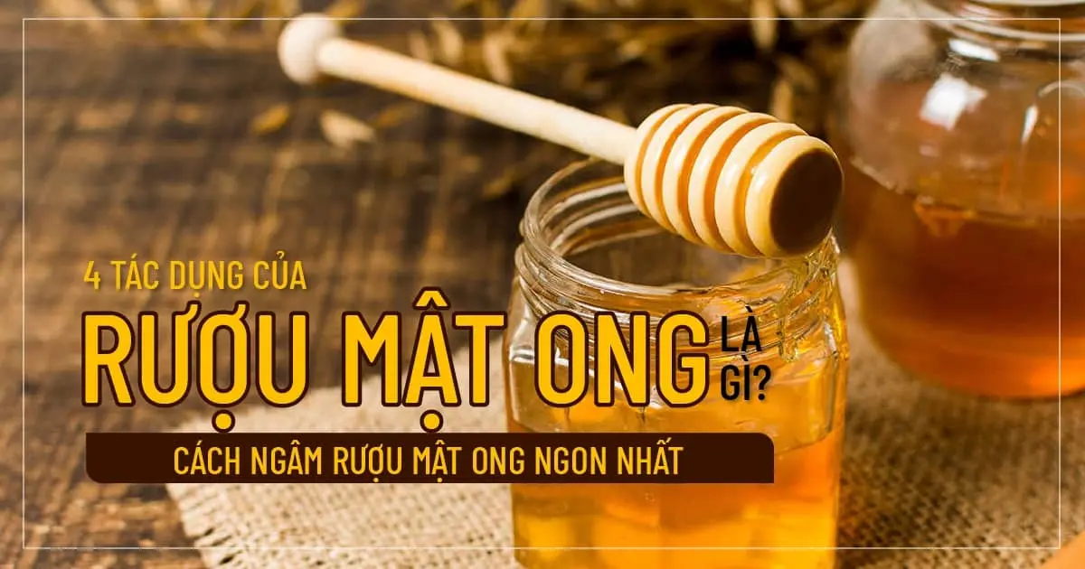 Tác dụng của rượu mật ong là gì? Cách ngâm rượu mật ong ngon nhất