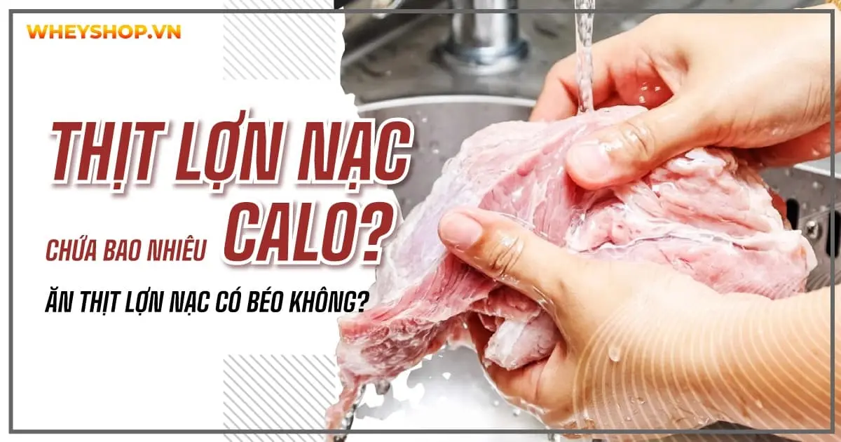 Thịt lợn nạc bao nhiêu calo? Ăn thịt lợn nạc có béo không?