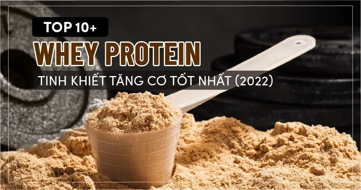 Top 10+ Whey Protein tinh khiết tăng cơ tốt nhất 2025