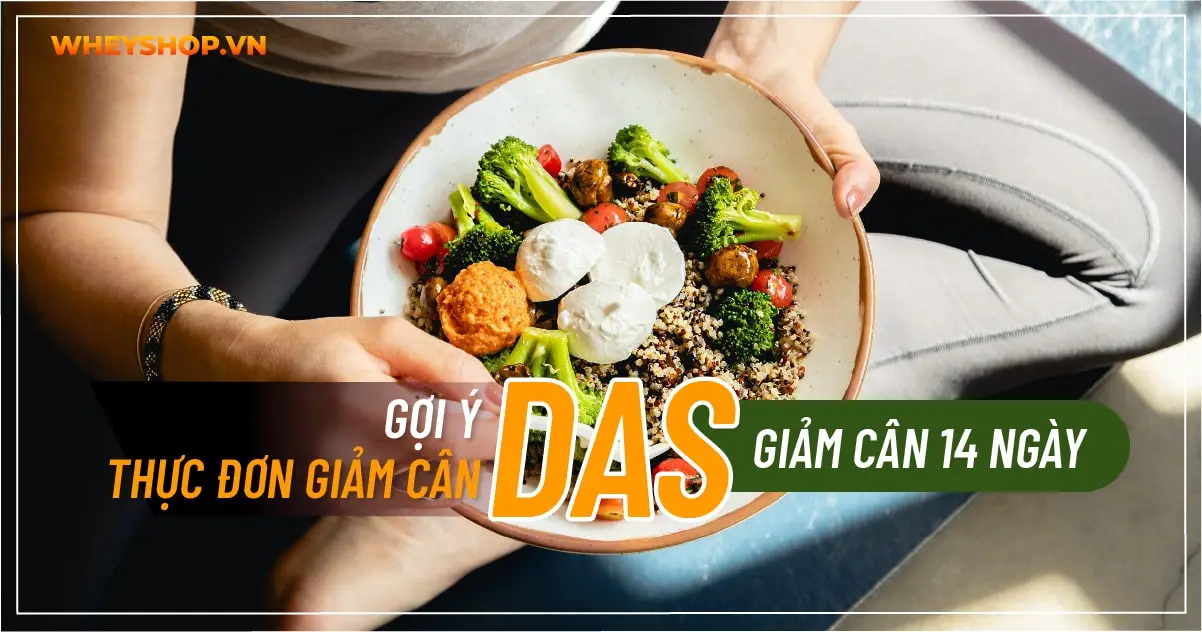 Gợi ý thực đơn giảm cân DAS giảm cân 14 ngày