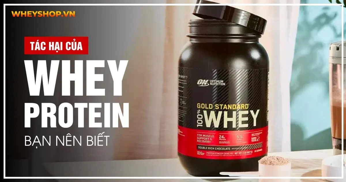 Tác hại của Whey Protein bạn nên biết
