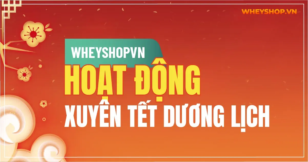 WHEYSHOPVN HOẠT ĐỘNG XUYÊN TẾT DƯƠNG LỊCH