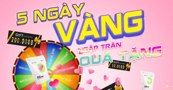 Event Ngày 8-3 Nhận Quà Cực Giá Trị Cùng Vòng Quay May Mắn