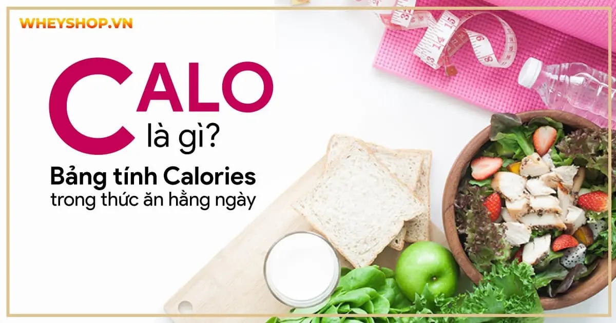 Calories là gì? Bảng tính Calories trong thức ăn hằng ngày