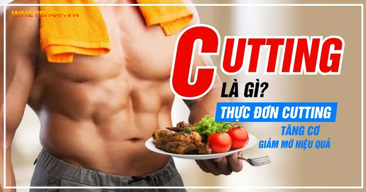 Cutting là gì? Thực đơn cutting tăng cơ giảm mỡ hiệu quả