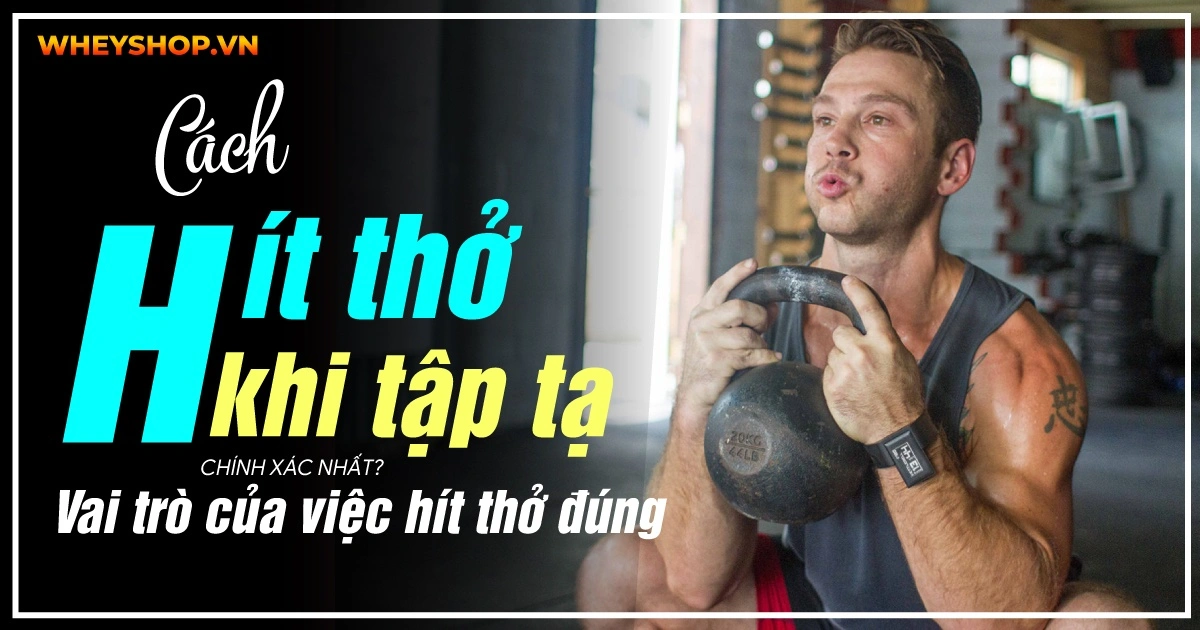Cách hít thở khi tập tạ chính xác nhất? Vai trò của việc hít thở đúng