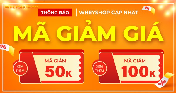 Cập nhật khuyến mãi mới nhất WheyShop