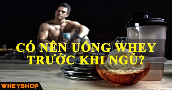 Có nên uống whey trước khi đi ngủ?