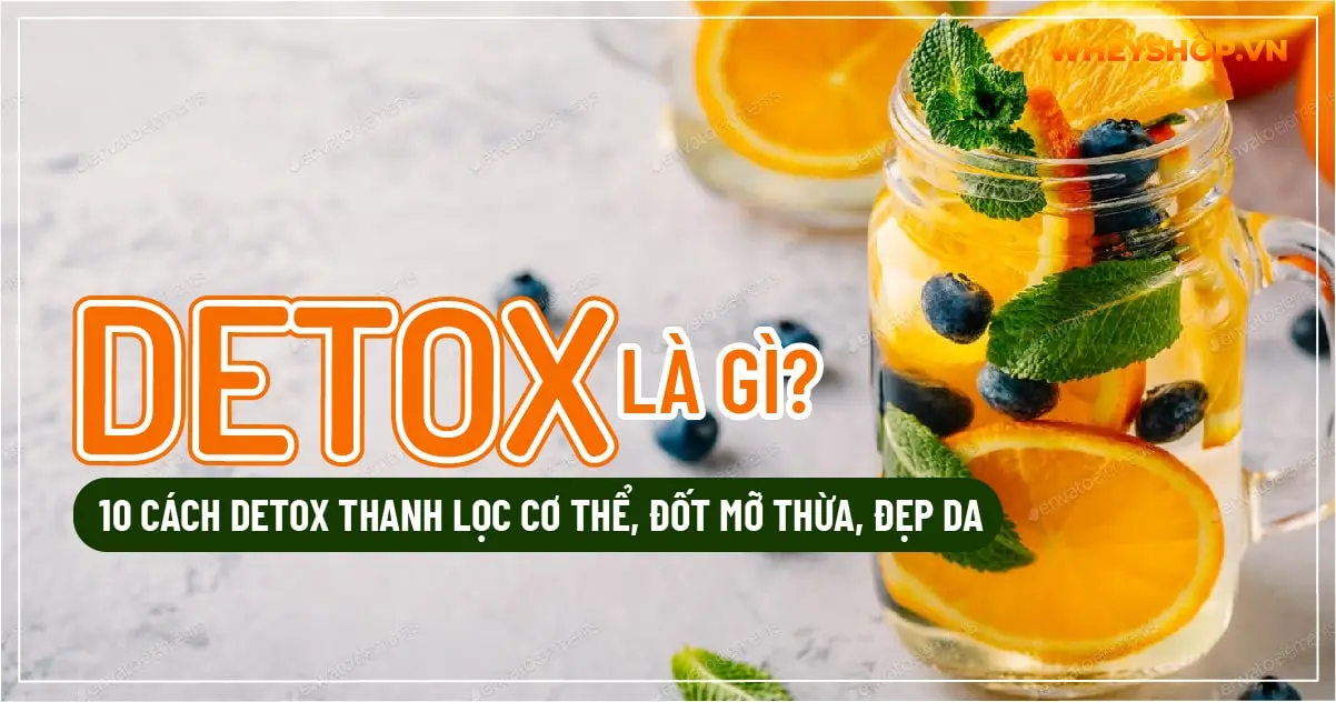 Detox là gì? 10 cách detox thanh lọc cơ thể, đốt mỡ thừa, đẹp da