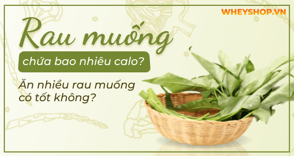 Rau muống bao nhiêu calo? Ăn nhiều rau muống có tốt không?
