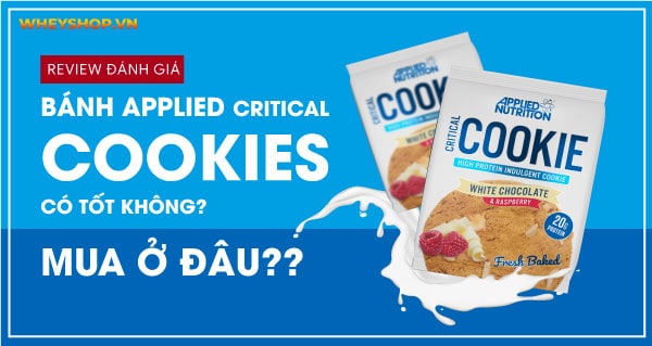 Review Bánh Applied Critical Cookies có tốt không? Mua ở đâu?