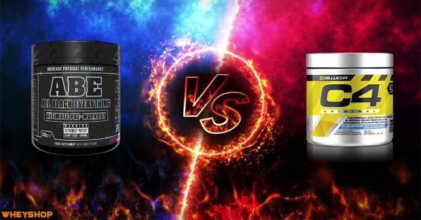 Đánh giá so sánh ABE Pre-Workout  và C4 có tốt không?