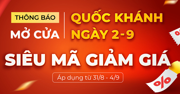 Mừng Quốc Khánh 2-9 Ngập Tràn Giftcode Giảm Giá Cùng WheyShop
