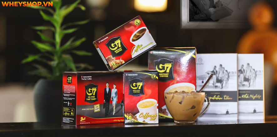 Nếu bạn đang băn khoăn 1 gói cafe G7 chứa bao nhiêu cafein và uống Cafe G7 có tốt không thì hãy cùng WheyShop giải đáp qua bài viết sau đây ngay nhé...