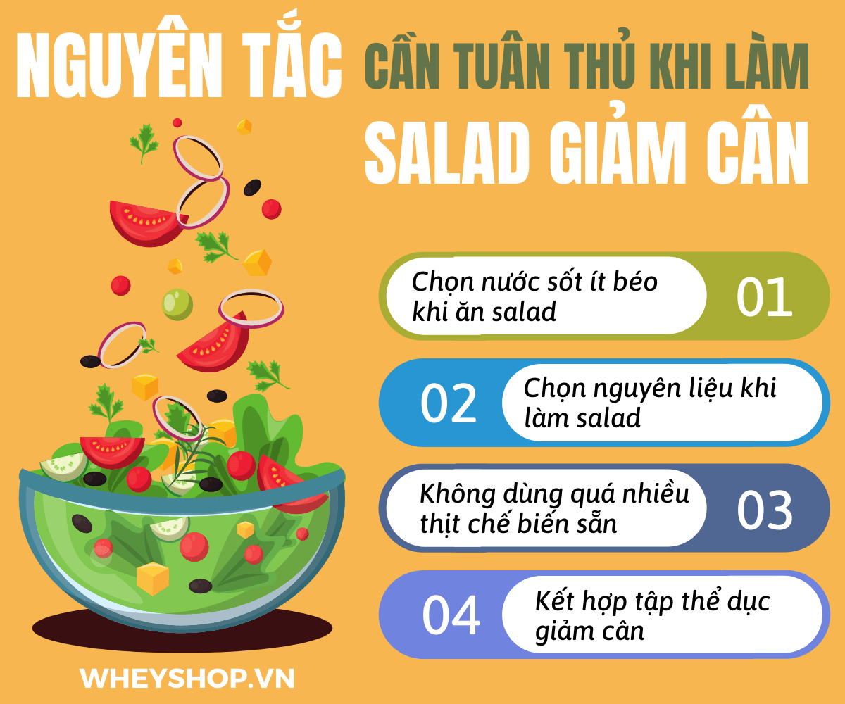 Nếu bạn đang băn khoăn tìm cách giảm cân thì hãy cùng WheyShop tham khảo 10+ cách làm Salad giảm cân đơn giản mà hiệu quả bất ngờ tại...