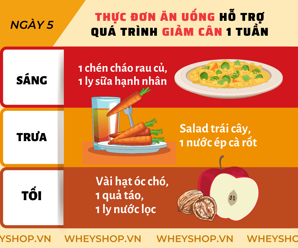 Nếu bạn đang băn khoăn trong việc tìm phương pháp giảm cân trong 1 tuần hiệu quả, đơn giản thì hãy cùng WheyShop tham khảo chi tiết qua bài viết ngay sau đây...