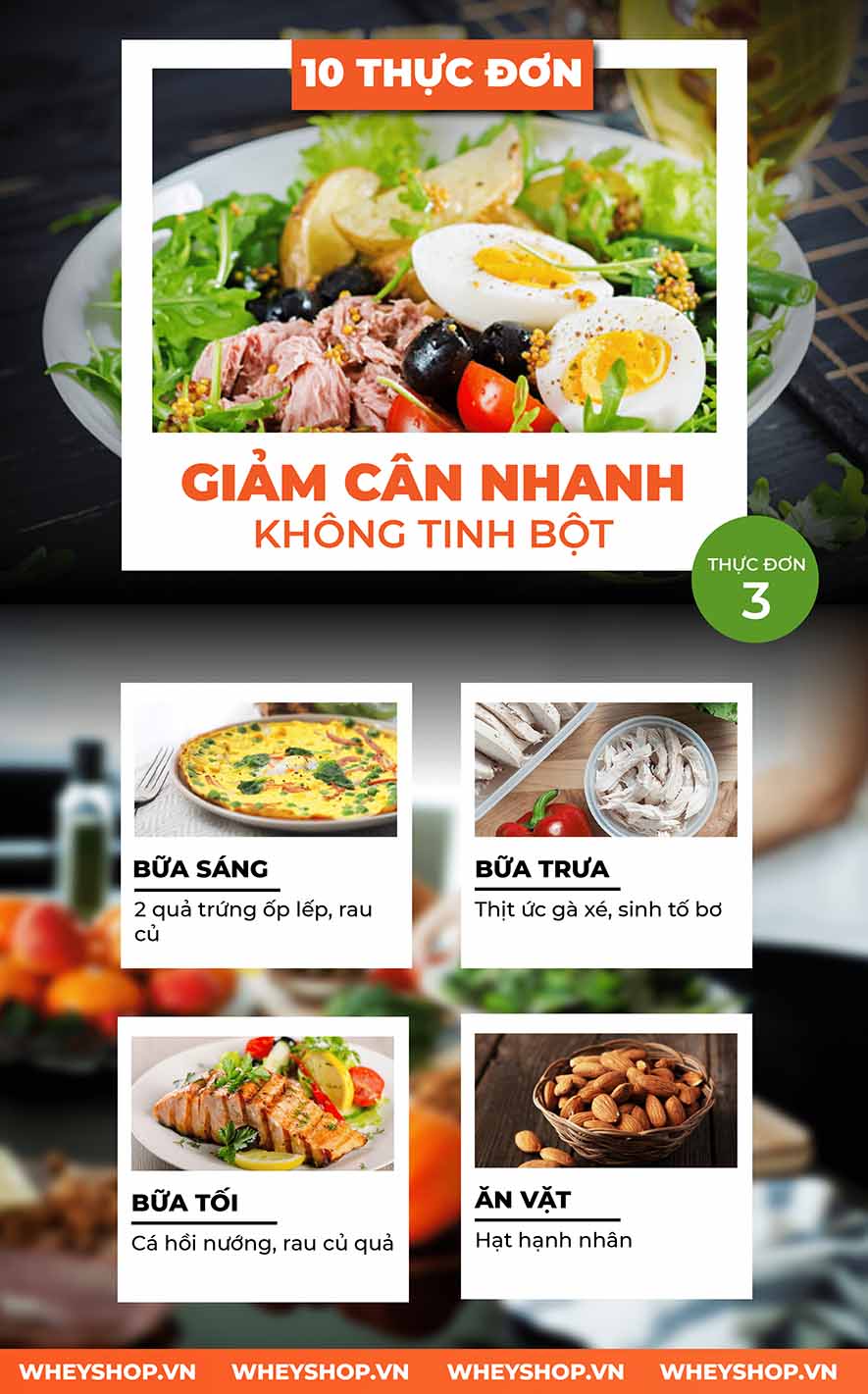 Giảm cân không tinh bột đang là một biện pháp được nhiều người áp dụng bởi hiệu quả và sự dễ dàng của chúng. Vậy thực đơn giảm cân không tinh bột được xây..