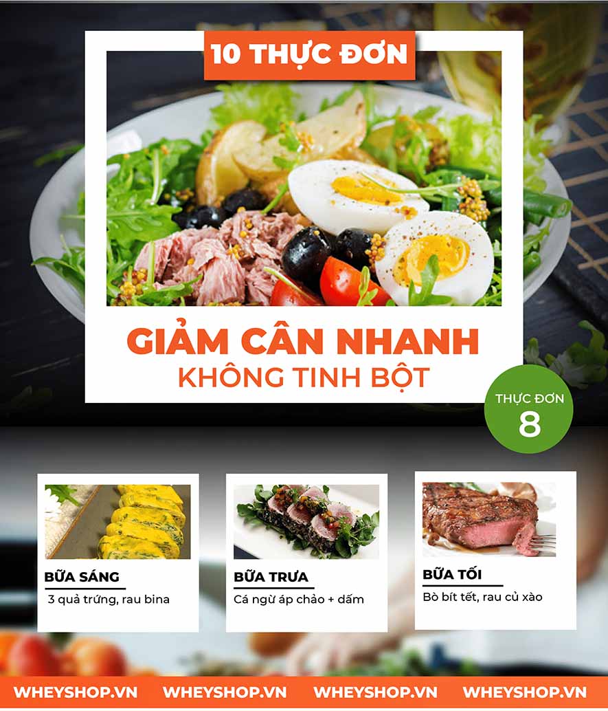 Giảm cân không tinh bột đang là một biện pháp được nhiều người áp dụng bởi hiệu quả và sự dễ dàng của chúng. Vậy thực đơn giảm cân không tinh bột được xây..