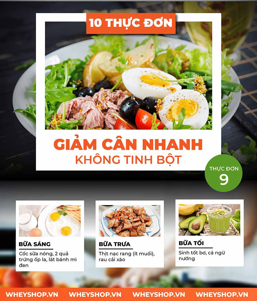 Giảm cân không tinh bột đang là một biện pháp được nhiều người áp dụng bởi hiệu quả và sự dễ dàng của chúng. Vậy thực đơn giảm cân không tinh bột được xây..