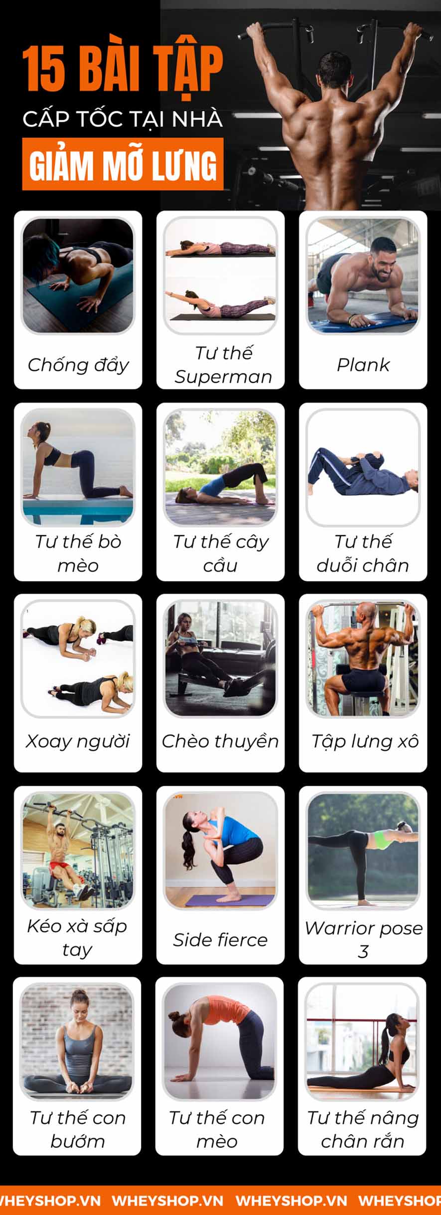 Lưng và vai được coi là một trong những vùng khó giảm mỡ nhất trên cơ thể. Vậy làm cách nào để giảm mỡ lưng, có được một đôi vai thon gọn, mà không cần phải...