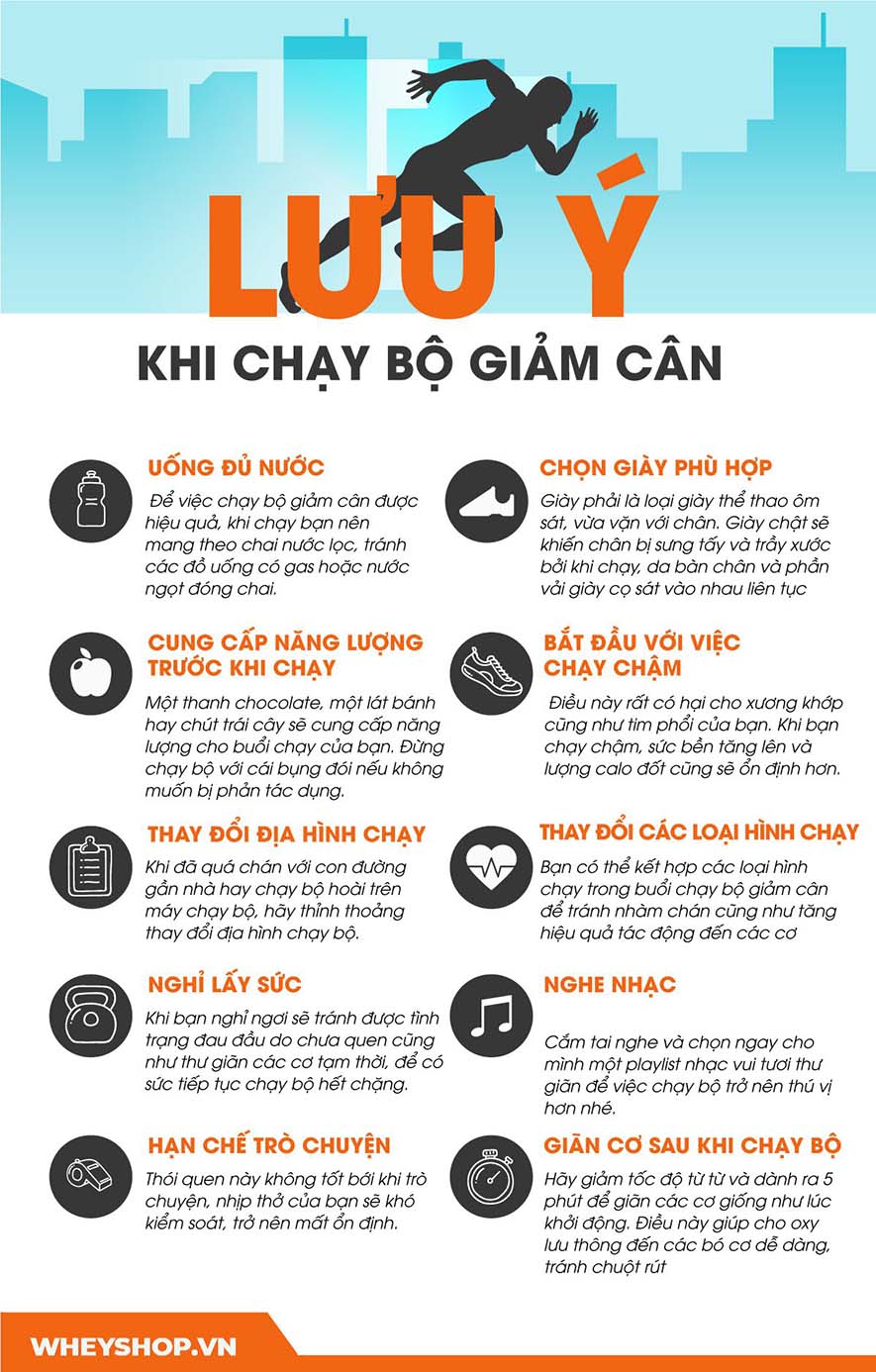 Làm thế nào để chạy bộ giảm cân đúng cách, hiệu quả. Tìm hiểu những sai lầm và lưu ý chạy bộ giảm cân đúng cách qua bài viết sau...
