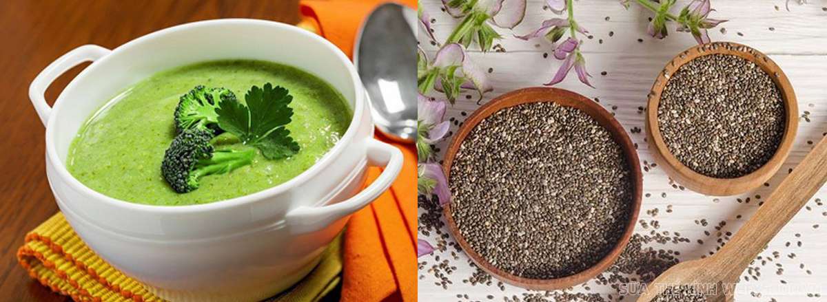 20 cach giam can voi hat chia chao sup lo hat chia