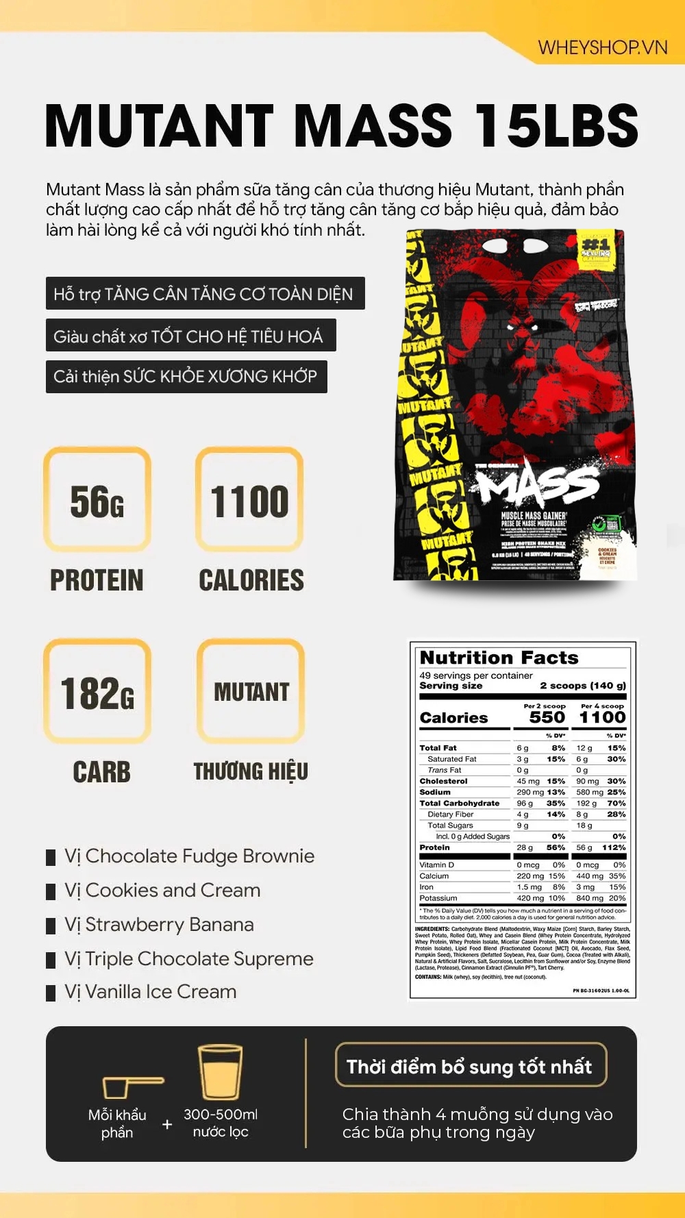 Mutant Mass 15Lbs (6.8kg) 4 20241121 141333