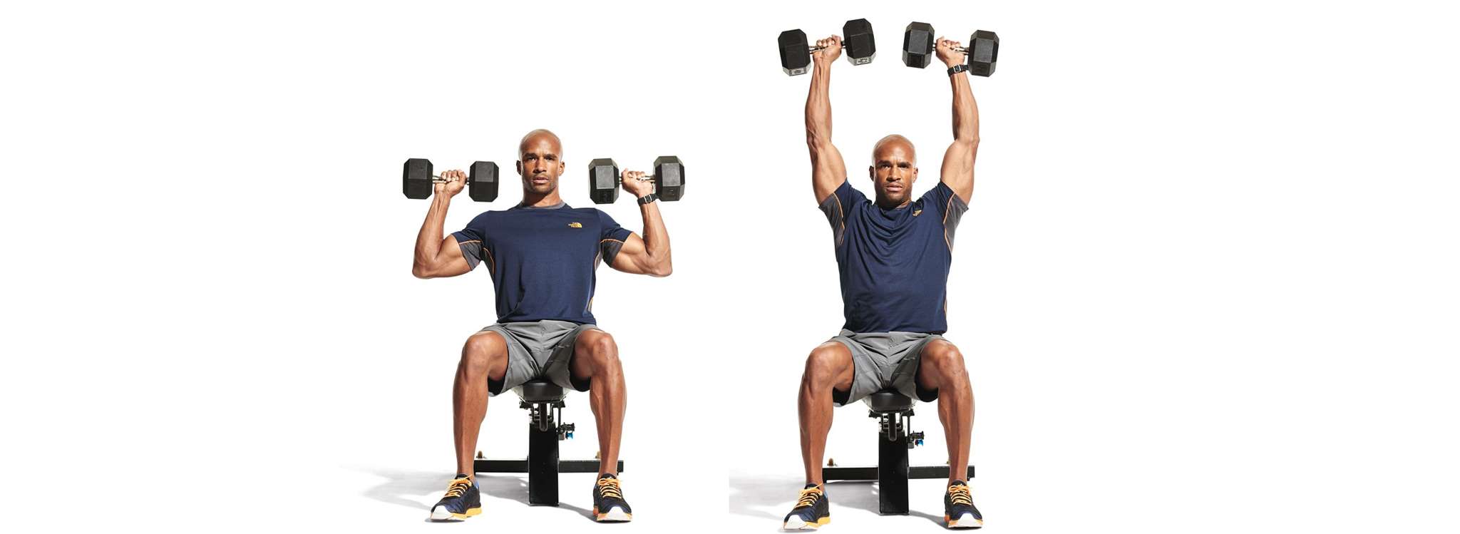 30 bai tap co vai truoc va tap co vai sau tot nhat moi thoi dai Seated Dumbbell Clean