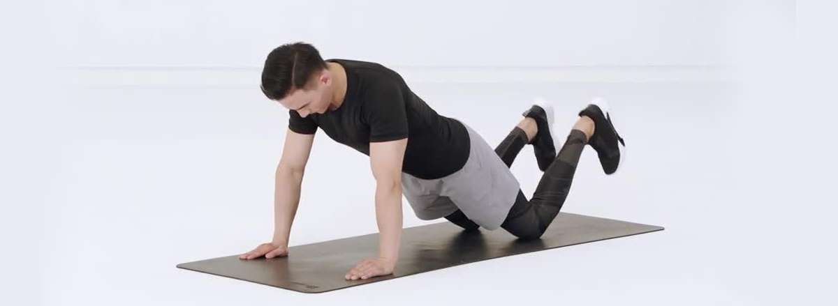 30 bai tap workout tai nha giam can hieu qua Knee Pushup