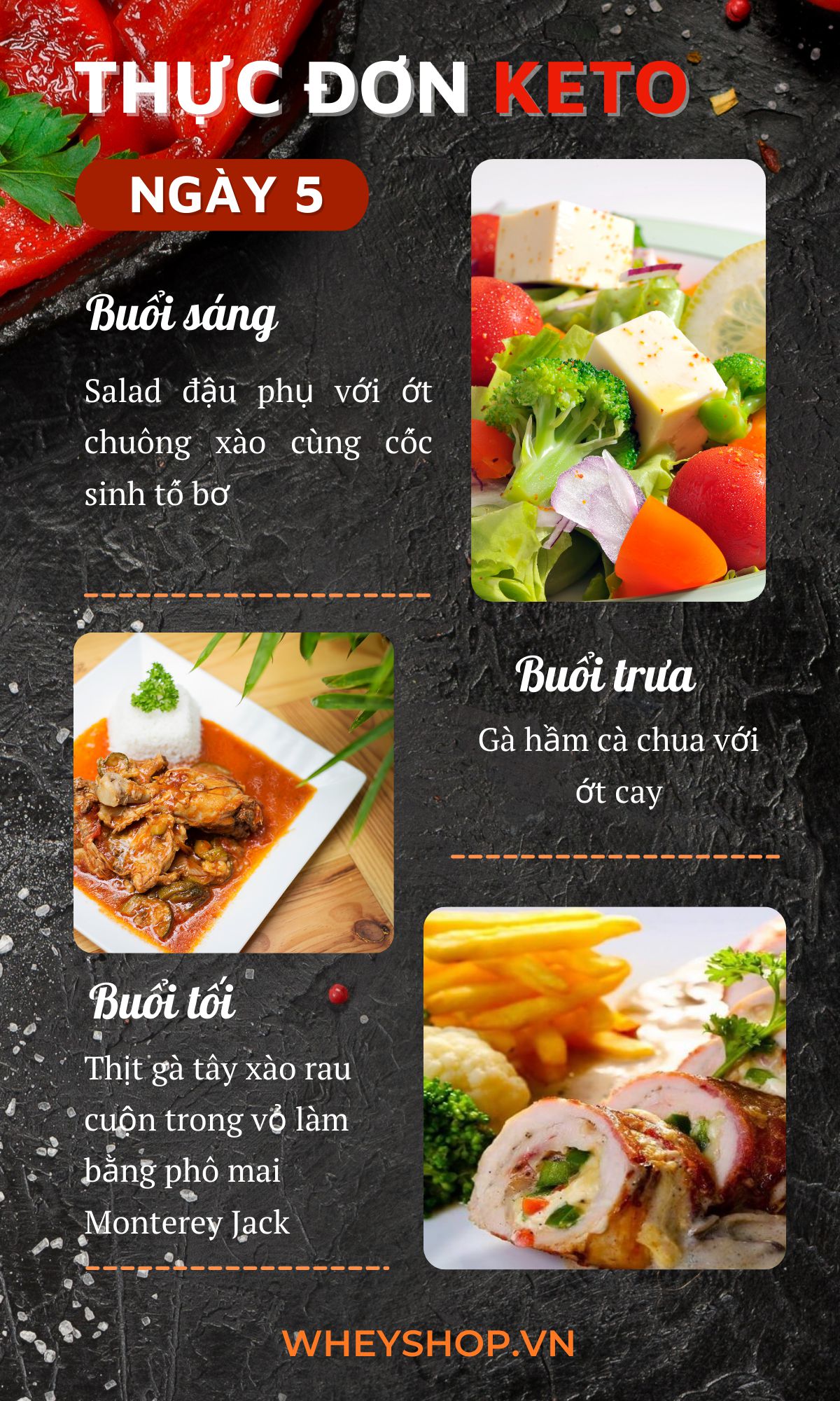 Nếu bạn đang tìm hiểu về thực đơn Keto và cách xây dựng thực đơn Keto hiệu quả thì hãy cùng WheyShop tham khảo chi tiết qua bài viết ngay sau đây nhé...