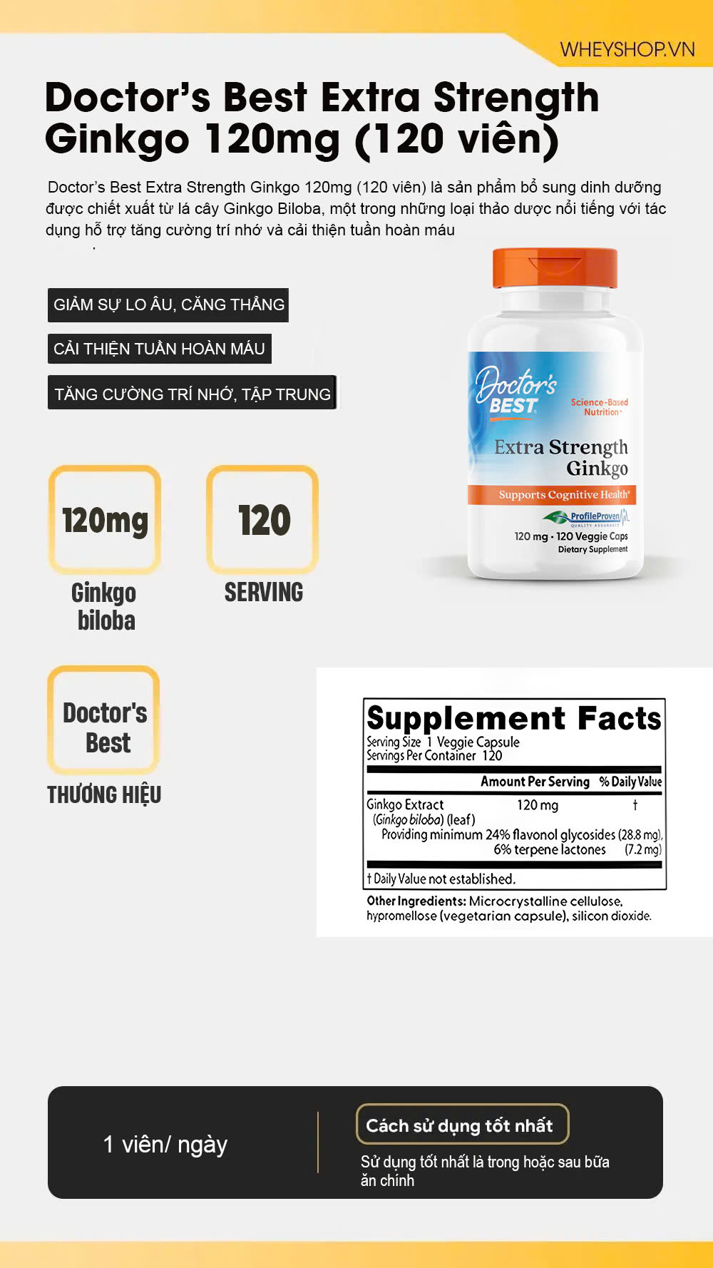 Doctor’s Best Extra Strength Ginkgo 120mg (120 viên) 8 62bf581fa234116a4825