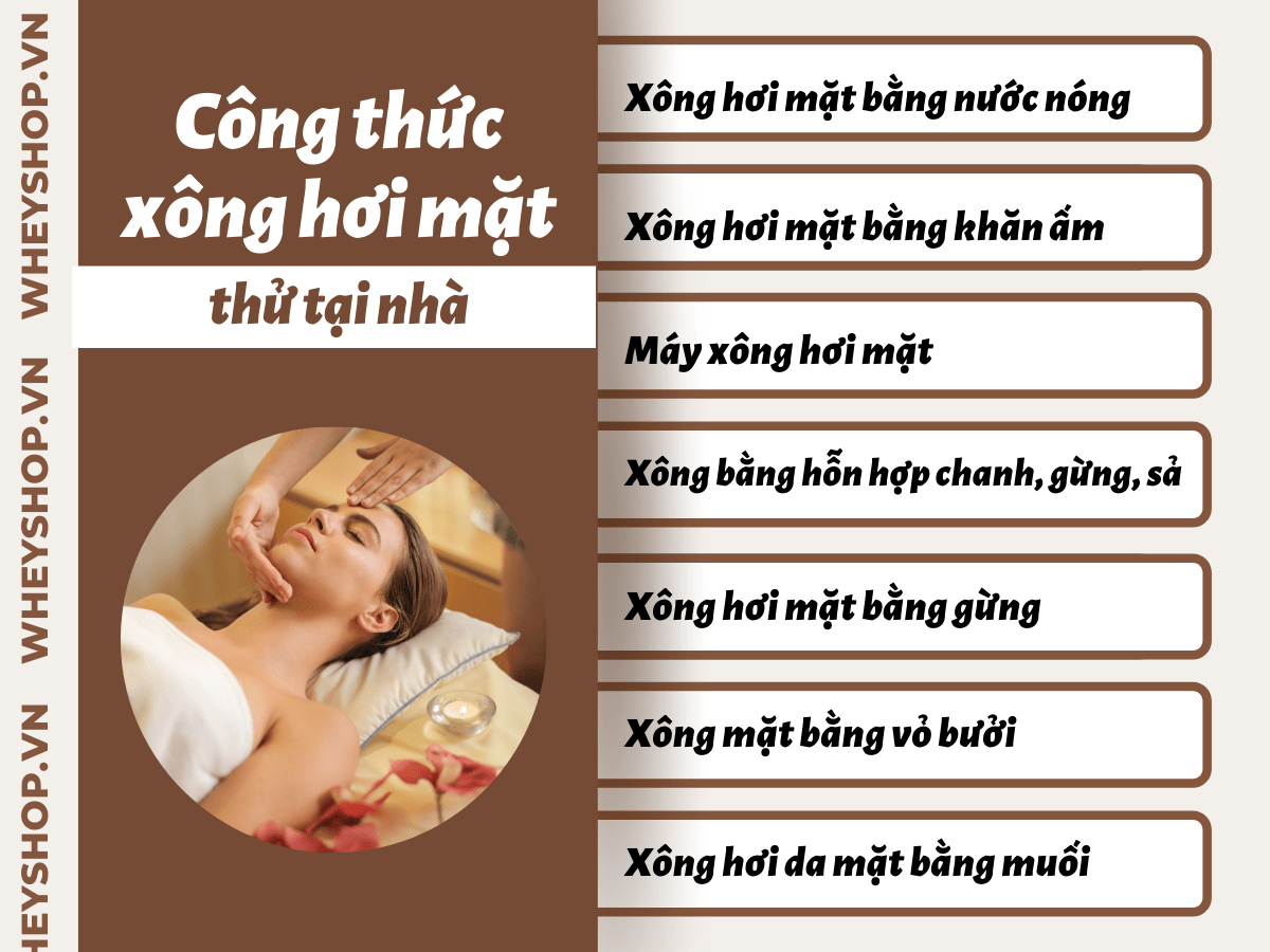 Xông mặt là một trong những cách cải thiện làn da và nó giúp điều trị một số vấn đề về da như mụn ẩn, mụn đầu đen, nám, thâm, lỗ chân lông to,… rất hiệu quả...