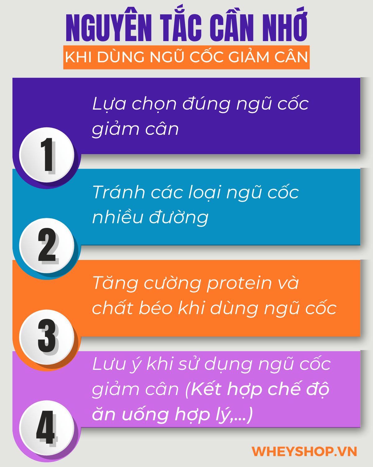 Nếu bạn đang băn khoăn tìm cách làm ngũ cốc giảm cân, đẹp da tại nhà thì hãy cùng WheyShop tham khảo 8 cách làm ngũ cốc giảm cân qua...