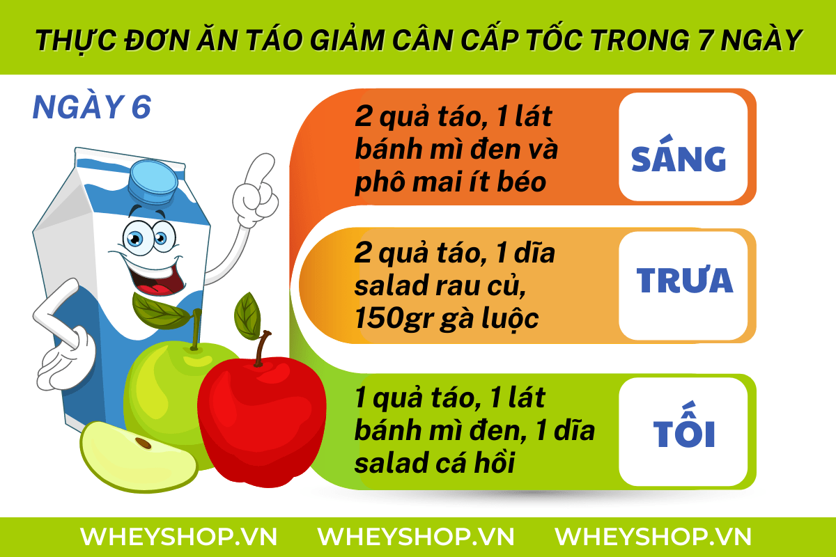 Nếu bạn đang băn khoăn tìm hiểu cách ăn táo giảm cân hiệu quả thì hãy cùng WheyShop tham khảo chi tiết bài viết ngay sau đây nhé...
