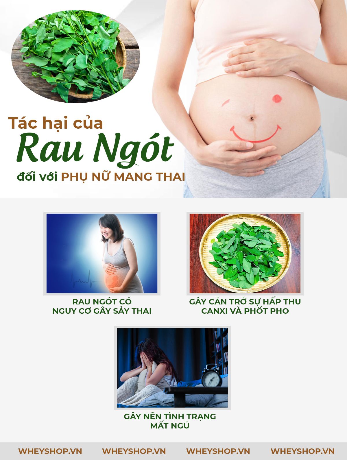 Nếu bạn đang băn khoăn không rõ bà bầu ăn rau ngót khi mang thai tháng đầu có sao không thì hãy cùng WheyShop tìm hiểu giải đáp qua bài viết...