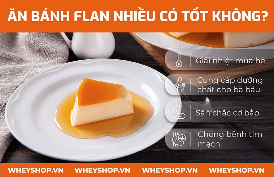 Bánh flan bao nhiêu calo? Ăn bánh flan có mập không? Bài viết này của WheyShop sẽ giải đáp thắc mắc cho bạn nhé